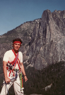 Don Barnett on top of Ranger Rock